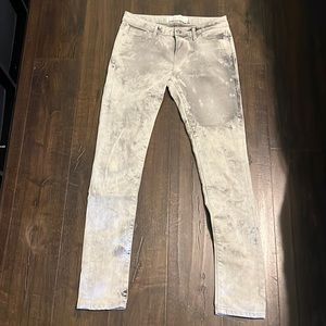 IRO jeans. White grey distressed. Size 28